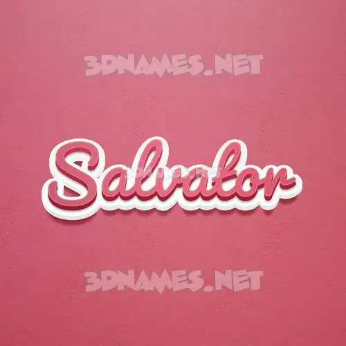 salvator in Red Scribble style - 3D name wallpaper salvator in Red Scribble style - 3D name wallpaper