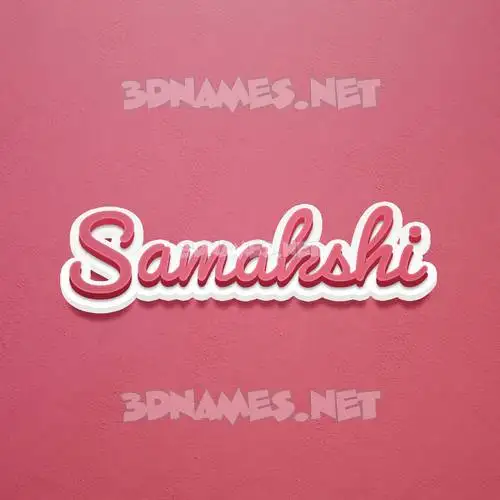 samakshi in Red Scribble style - 3D name wallpaper samakshi in Red Scribble style - 3D name wallpaper