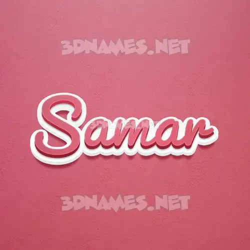samar in Red Scribble style - 3D name wallpaper samar in Red Scribble style - 3D name wallpaper