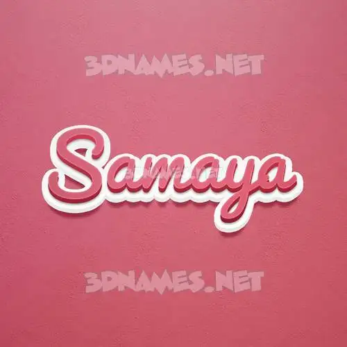 samaya in Red Scribble style - 3D name wallpaper samaya in Red Scribble style - 3D name wallpaper