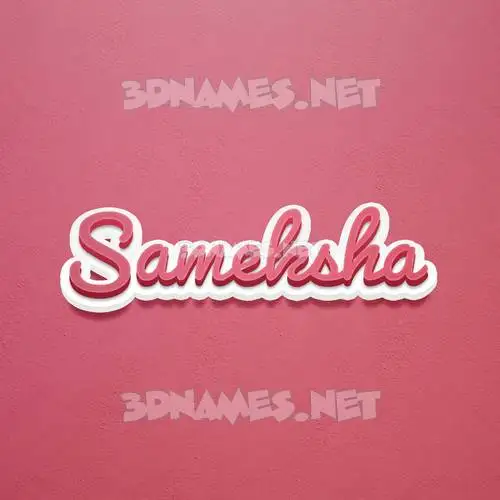sameksha in Red Scribble style - 3D name wallpaper sameksha in Red Scribble style - 3D name wallpaper