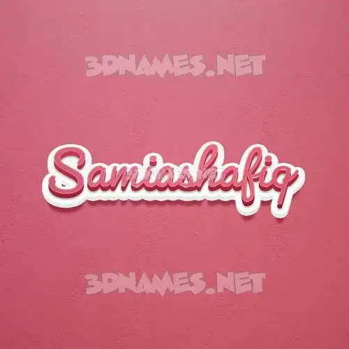 samiashafiq in Red Scribble style - 3D name wallpaper samiashafiq in Red Scribble style - 3D name wallpaper