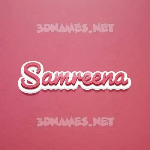 samreena in Red Scribble style - 3D name wallpaper samreena in Red Scribble style - 3D name wallpaper