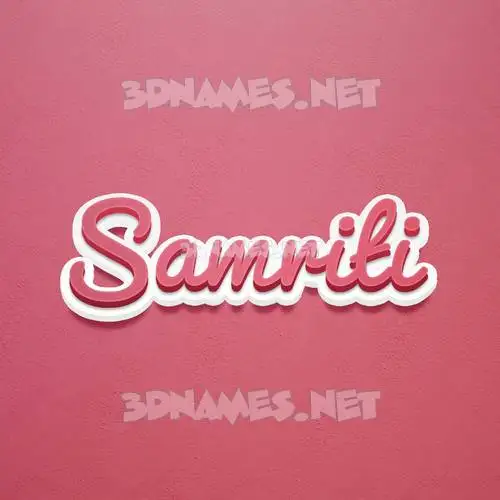 samriti in Red Scribble style - 3D name wallpaper samriti in Red Scribble style - 3D name wallpaper