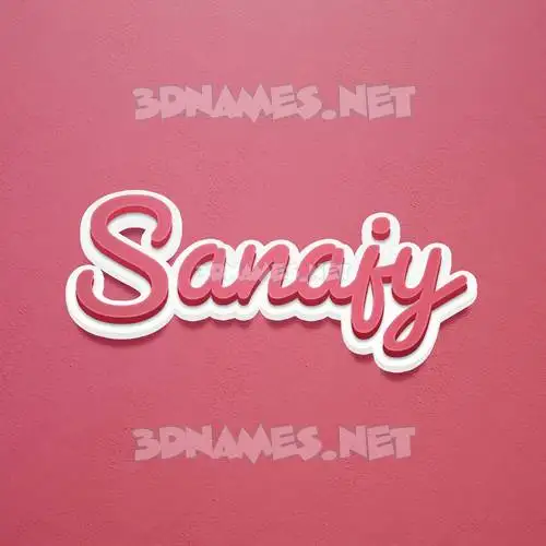 sanajy in Red Scribble style - 3D name wallpaper sanajy in Red Scribble style - 3D name wallpaper