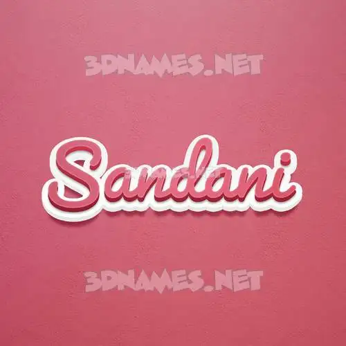 sandani in Red Scribble style - 3D name wallpaper sandani in Red Scribble style - 3D name wallpaper