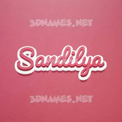 sandilya in Red Scribble style - 3D name wallpaper sandilya in Red Scribble style - 3D name wallpaper