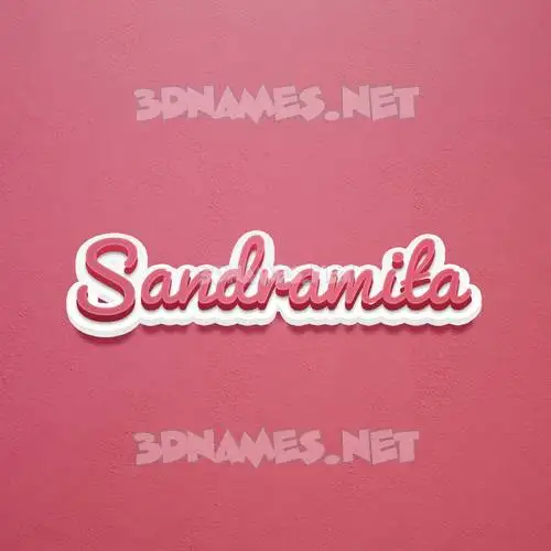 sandramita in Red Scribble style - 3D name wallpaper sandramita in Red Scribble style - 3D name wallpaper