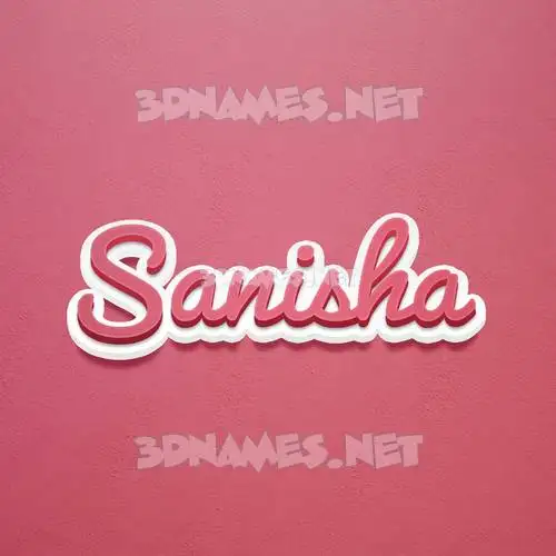 sanisha in Red Scribble style - 3D name wallpaper sanisha in Red Scribble style - 3D name wallpaper