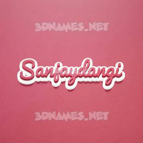 sanjaydangi in Red Scribble style - 3D name wallpaper sanjaydangi in Red Scribble style - 3D name wallpaper
