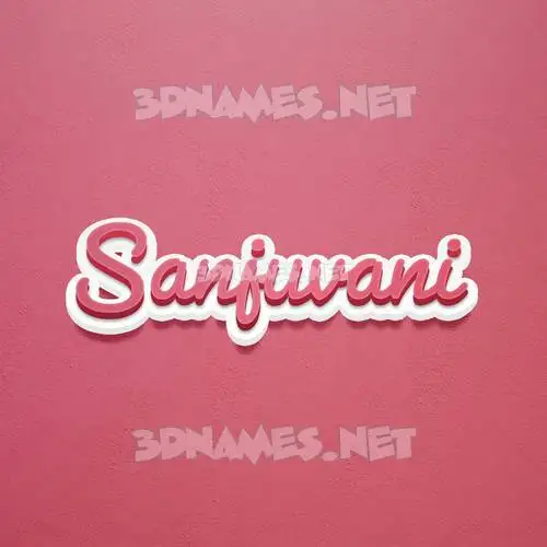 sanjuvani in Red Scribble style - 3D name wallpaper sanjuvani in Red Scribble style - 3D name wallpaper