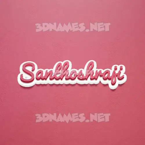 santhoshraji in Red Scribble style - 3D name wallpaper santhoshraji in Red Scribble style - 3D name wallpaper