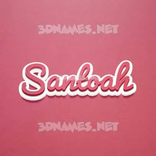 santoah in Red Scribble style - 3D name wallpaper santoah in Red Scribble style - 3D name wallpaper