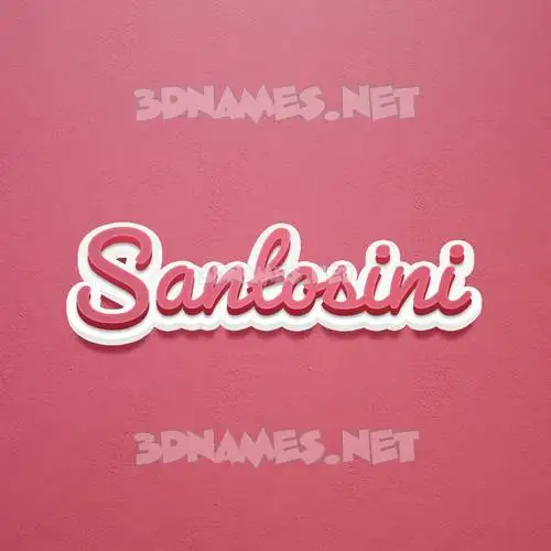 santosini in Red Scribble style - 3D name wallpaper santosini in Red Scribble style - 3D name wallpaper