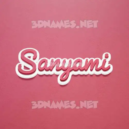 sanyami in Red Scribble style - 3D name wallpaper sanyami in Red Scribble style - 3D name wallpaper