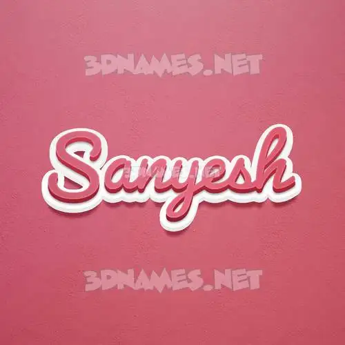 sanyesh in Red Scribble style - 3D name wallpaper sanyesh in Red Scribble style - 3D name wallpaper
