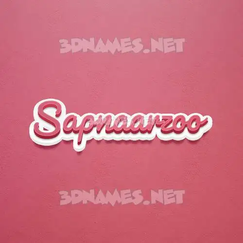 sapnaarzoo in Red Scribble style - 3D name wallpaper sapnaarzoo in Red Scribble style - 3D name wallpaper