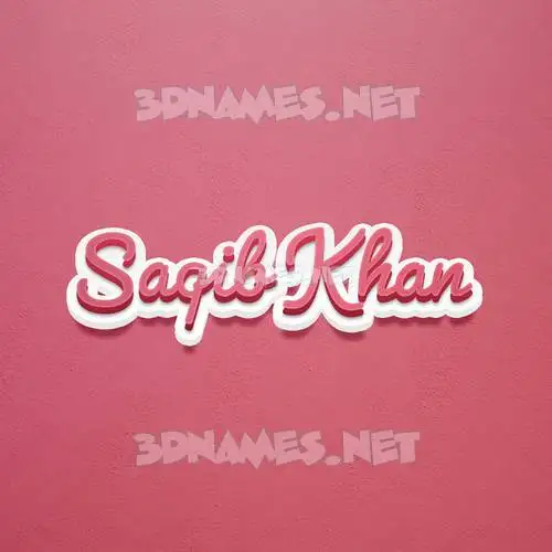 saqib khan in Red Scribble style - 3D name wallpaper saqib khan in Red Scribble style - 3D name wallpaper