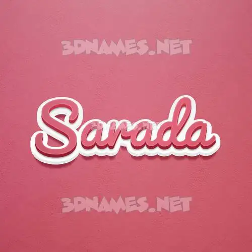 sarada in Red Scribble style - 3D name wallpaper sarada in Red Scribble style - 3D name wallpaper