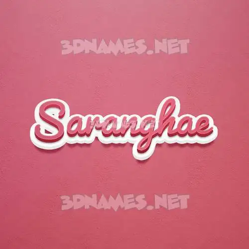 saranghae in Red Scribble style - 3D name wallpaper saranghae in Red Scribble style - 3D name wallpaper