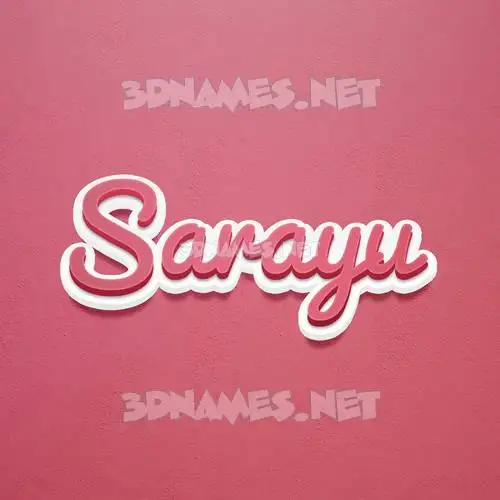 sarayu in Red Scribble style - 3D name wallpaper sarayu in Red Scribble style - 3D name wallpaper