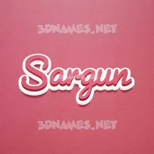 sargun in Red Scribble style - 3D name wallpaper sargun in Red Scribble style - 3D name wallpaper