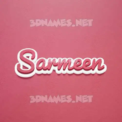 sarmeen in Red Scribble style - 3D name wallpaper sarmeen in Red Scribble style - 3D name wallpaper