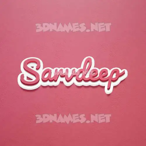 sarvdeep in Red Scribble style - 3D name wallpaper sarvdeep in Red Scribble style - 3D name wallpaper