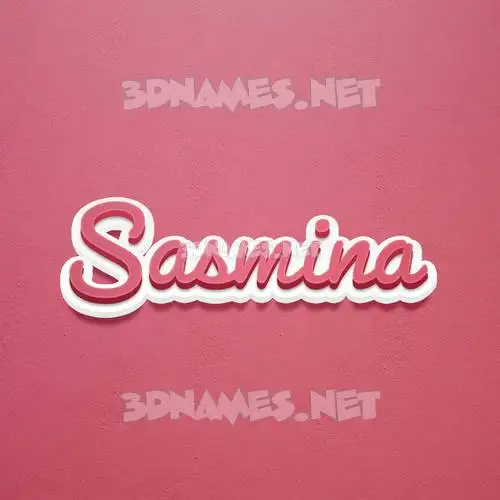 sasmina in Red Scribble style - 3D name wallpaper sasmina in Red Scribble style - 3D name wallpaper