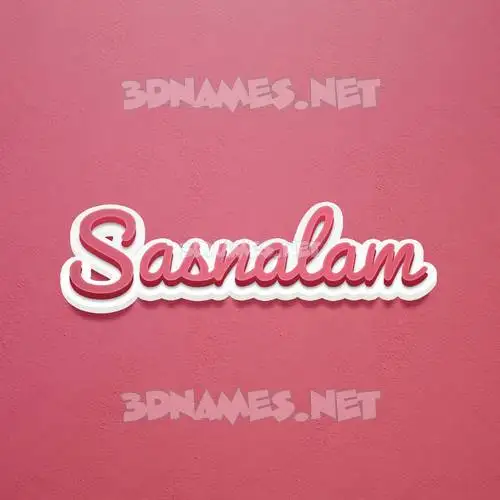 sasnalam in Red Scribble style - 3D name wallpaper sasnalam in Red Scribble style - 3D name wallpaper