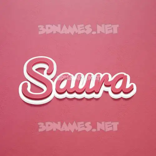 saura in Red Scribble style - 3D name wallpaper saura in Red Scribble style - 3D name wallpaper