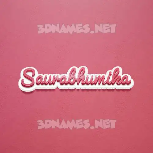 saurabhumika in Red Scribble style - 3D name wallpaper saurabhumika in Red Scribble style - 3D name wallpaper