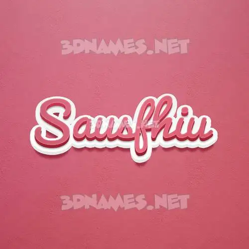 sausfhiu in Red Scribble style - 3D name wallpaper sausfhiu in Red Scribble style - 3D name wallpaper