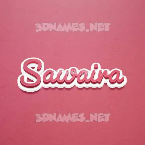 sawaira in Red Scribble style - 3D name wallpaper sawaira in Red Scribble style - 3D name wallpaper