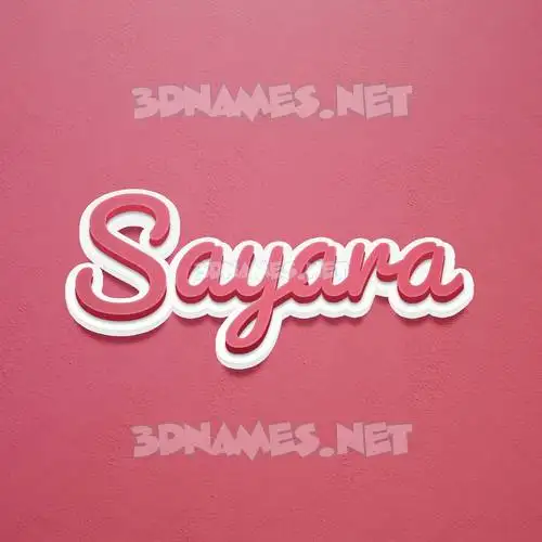 sayara in Red Scribble style - 3D name wallpaper sayara in Red Scribble style - 3D name wallpaper