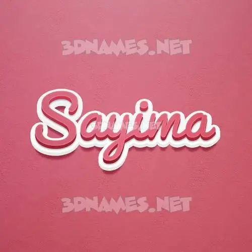 sayima in Red Scribble style - 3D name wallpaper sayima in Red Scribble style - 3D name wallpaper