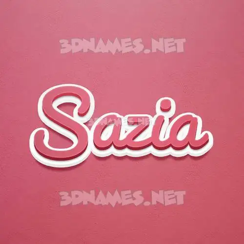 sazia in Red Scribble style - 3D name wallpaper sazia in Red Scribble style - 3D name wallpaper
