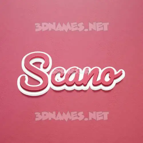 scano in Red Scribble style - 3D name wallpaper scano in Red Scribble style - 3D name wallpaper
