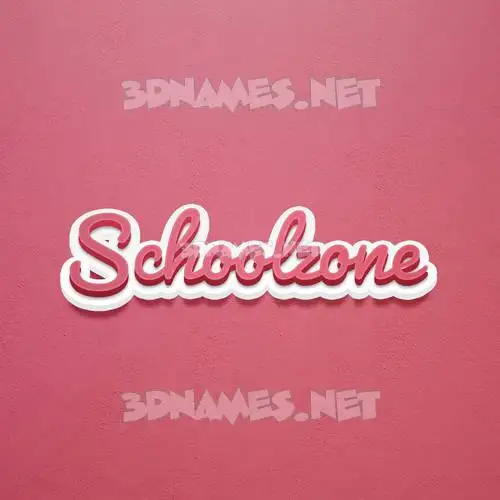 schoolzone in Red Scribble style - 3D name wallpaper schoolzone in Red Scribble style - 3D name wallpaper