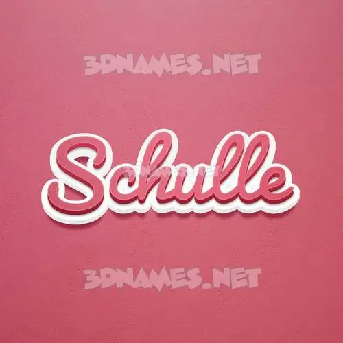 schulle in Red Scribble style - 3D name wallpaper schulle in Red Scribble style - 3D name wallpaper
