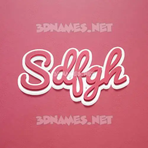 sdfgh in Red Scribble style - 3D name wallpaper sdfgh in Red Scribble style - 3D name wallpaper