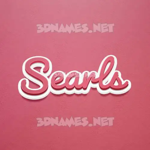 searls in Red Scribble style - 3D name wallpaper searls in Red Scribble style - 3D name wallpaper