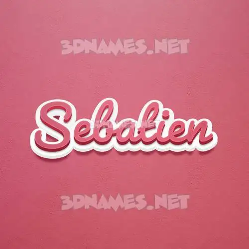 sebatien in Red Scribble style - 3D name wallpaper sebatien in Red Scribble style - 3D name wallpaper