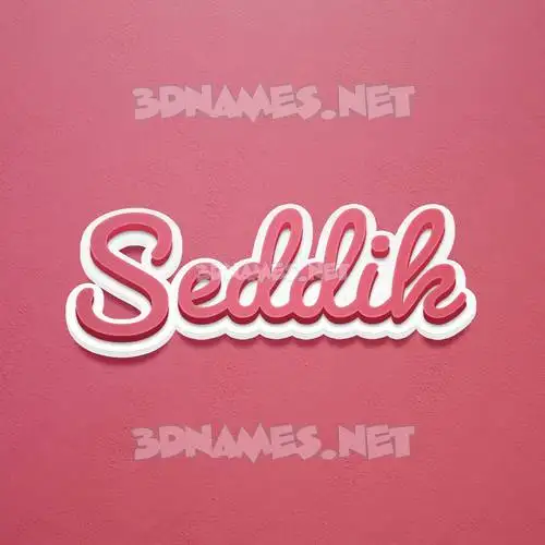 seddik in Red Scribble style - 3D name wallpaper seddik in Red Scribble style - 3D name wallpaper