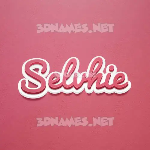 selvhie in Red Scribble style - 3D name wallpaper selvhie in Red Scribble style - 3D name wallpaper