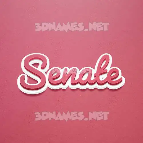 senate in Red Scribble style - 3D name wallpaper senate in Red Scribble style - 3D name wallpaper