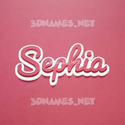 sephia in Red Scribble style - 3D name wallpaper sephia in Red Scribble style - 3D name wallpaper