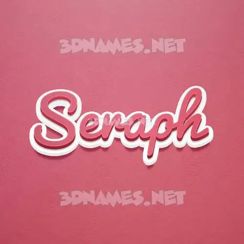 seraph in Red Scribble style - 3D name wallpaper seraph in Red Scribble style - 3D name wallpaper
