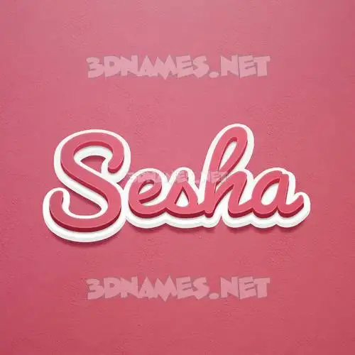 sesha in Red Scribble style - 3D name wallpaper sesha in Red Scribble style - 3D name wallpaper