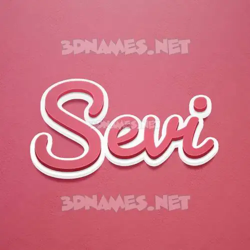 sevi in Red Scribble style - 3D name wallpaper sevi in Red Scribble style - 3D name wallpaper